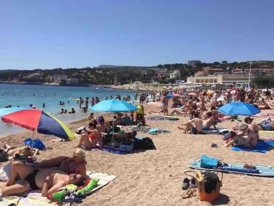 Grand Appart Pour 6 Personnes Marseille Prado Parking 0*,